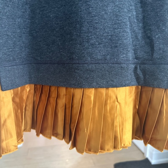 Scotch & Soda dress, dark grey/burnt orange ruffle - size 8-10 (S&S size 3) - Picture 11 of 16